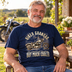 Chopper Biker Grandad - Koszulka dla Dziadka z Chopperem