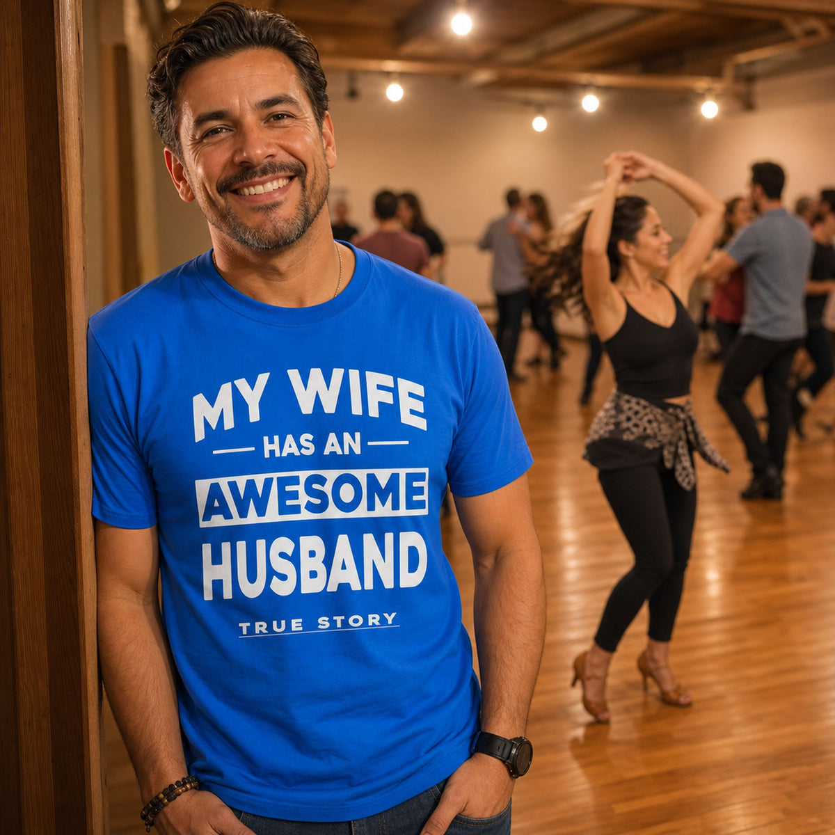 Koszulka dla Męża - My Wife Has An Awesome Husband | Od Żony