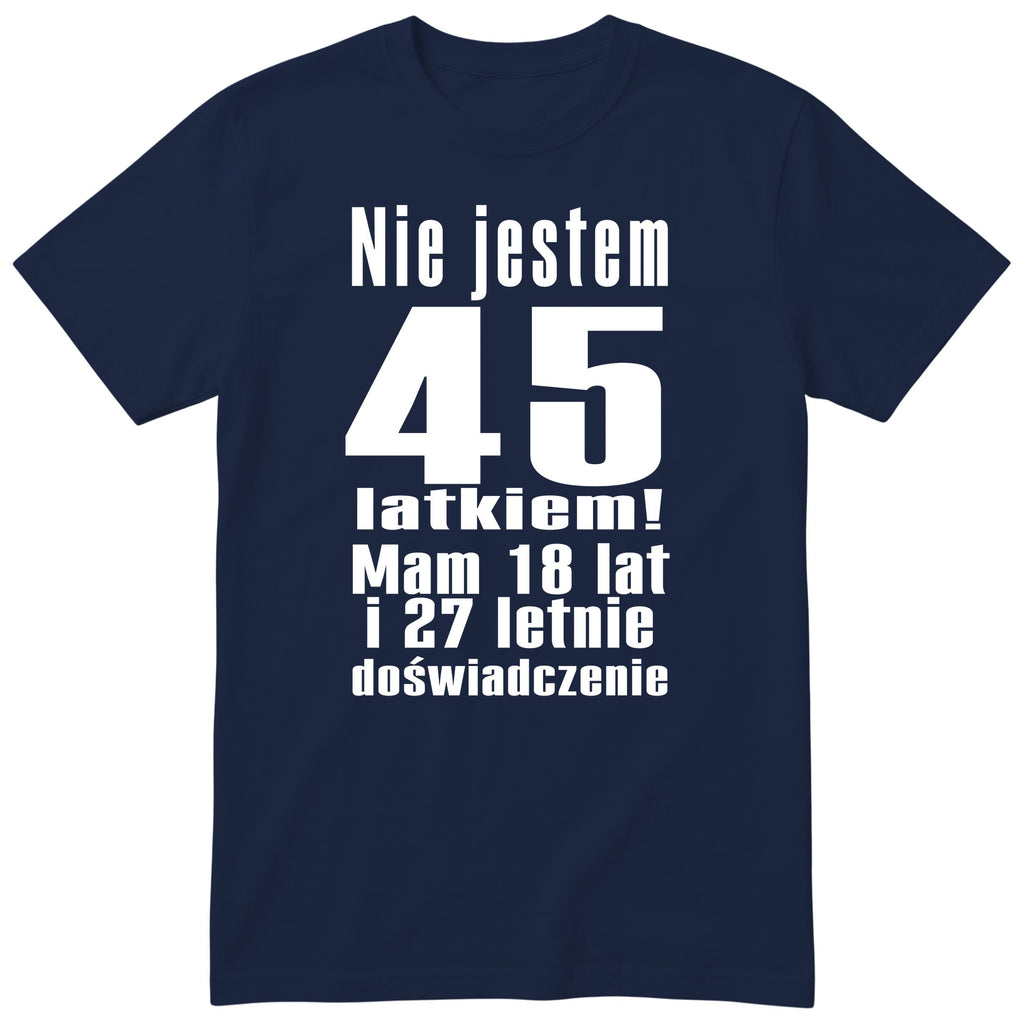Nie Jestem 45 Latkiem granatowa