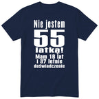 Nie Jestem 55 Latką koszulka granatowa