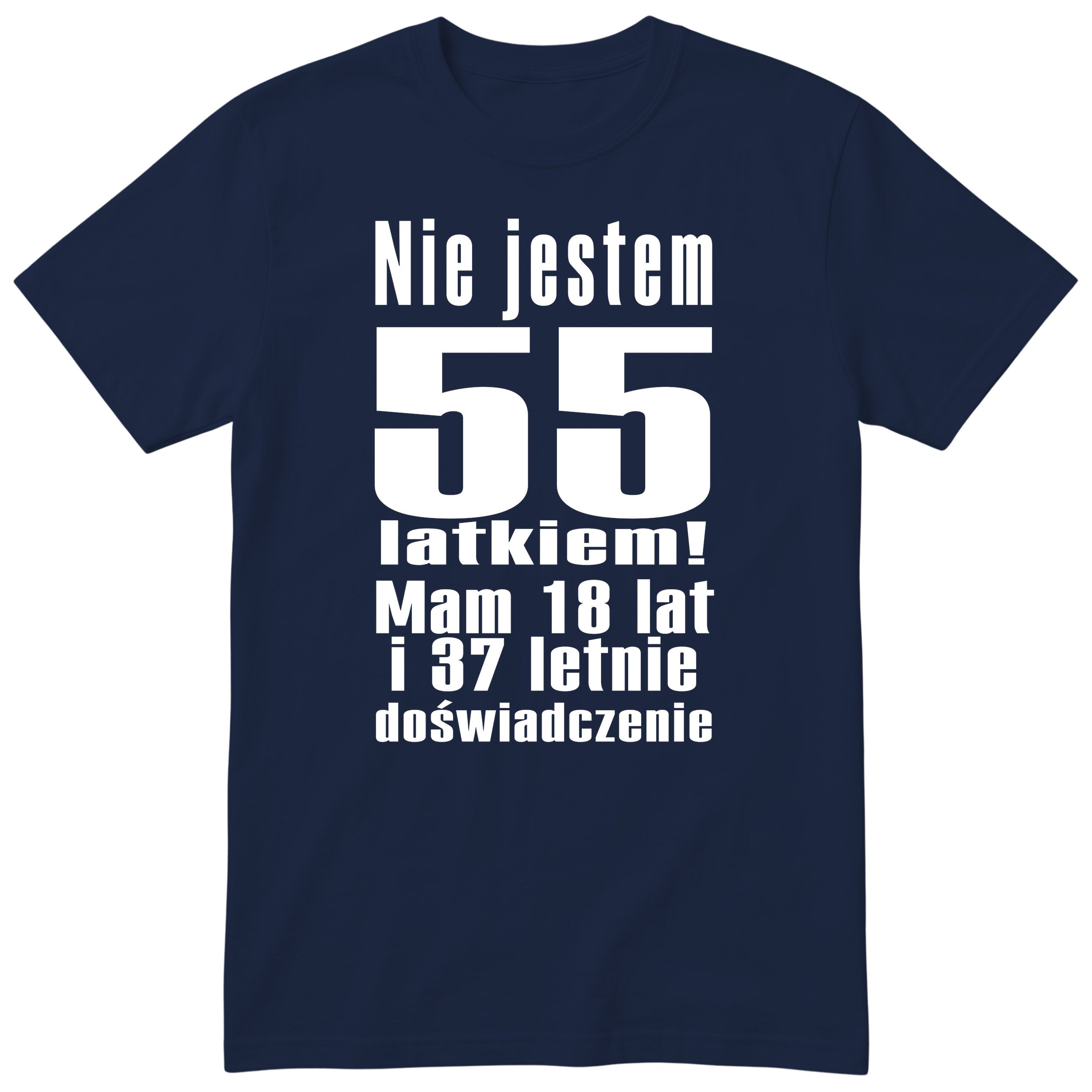 Nie Jestem 55 Latkiem granatowa
