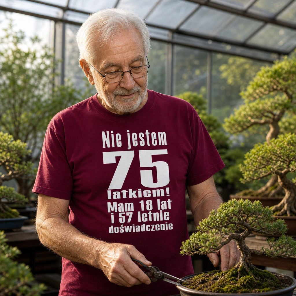 Nie Jestem 75 Latkiem - Koszulka na 75 Urodziny dla Niego