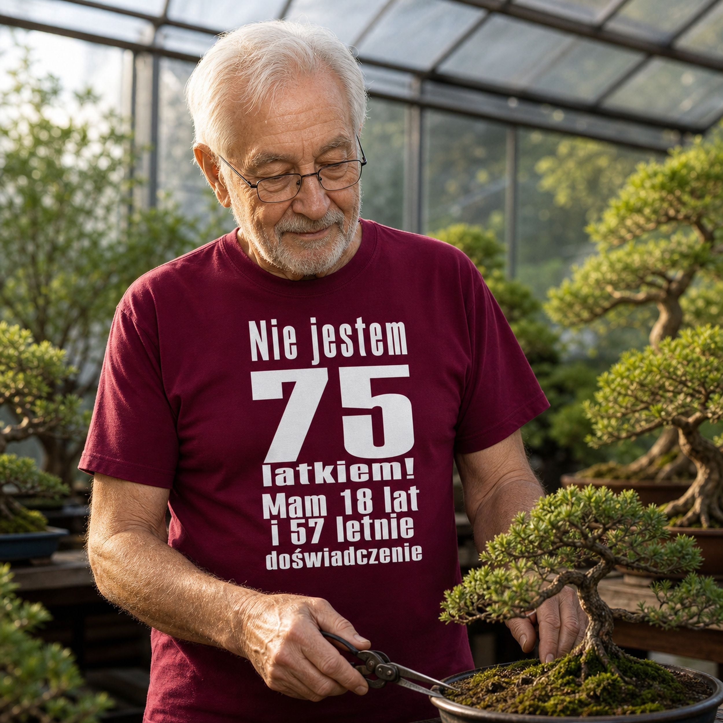 Nie Jestem 75 Latkiem - Koszulka na 75 Urodziny dla Niego
