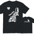 Czarna koszulka POLSKA ZUZEL KOSZULKA NARODOWA - koszulka kibica