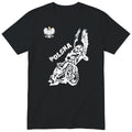 Czarna koszulka SPEEDWAY POLSKA KOSZULKA KIBICA REPREZENTACJI POLSKI - polski nadruk speedway, prezent dla fana speedway
