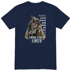 Navy Templar Said Amen t-shirt - Christian faith knight print, GitGraf