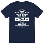 The Best Dad in the World T-Shirt - Navy