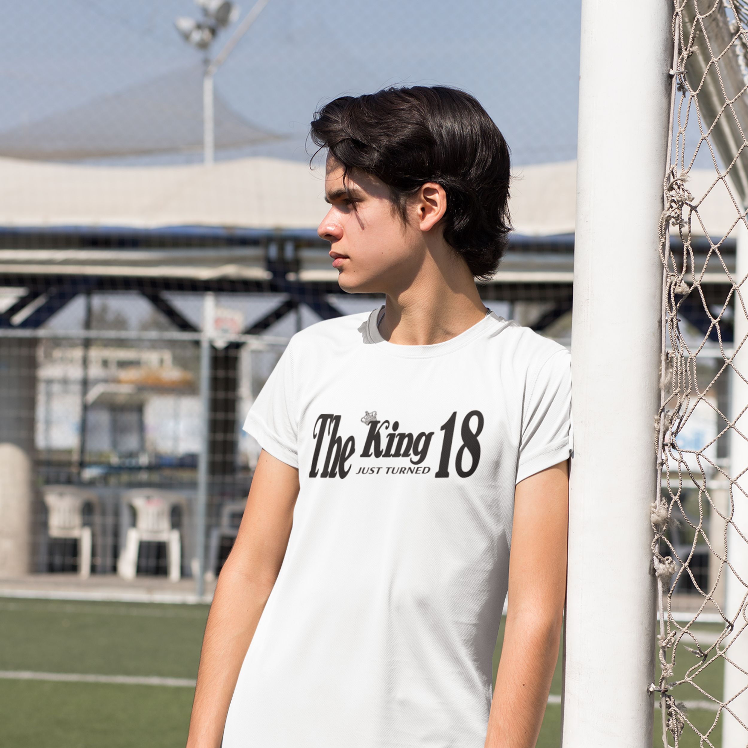 The King Just Turned 18 - 18th Birthday Shirt for Him - lifestyle photo 3 of 3