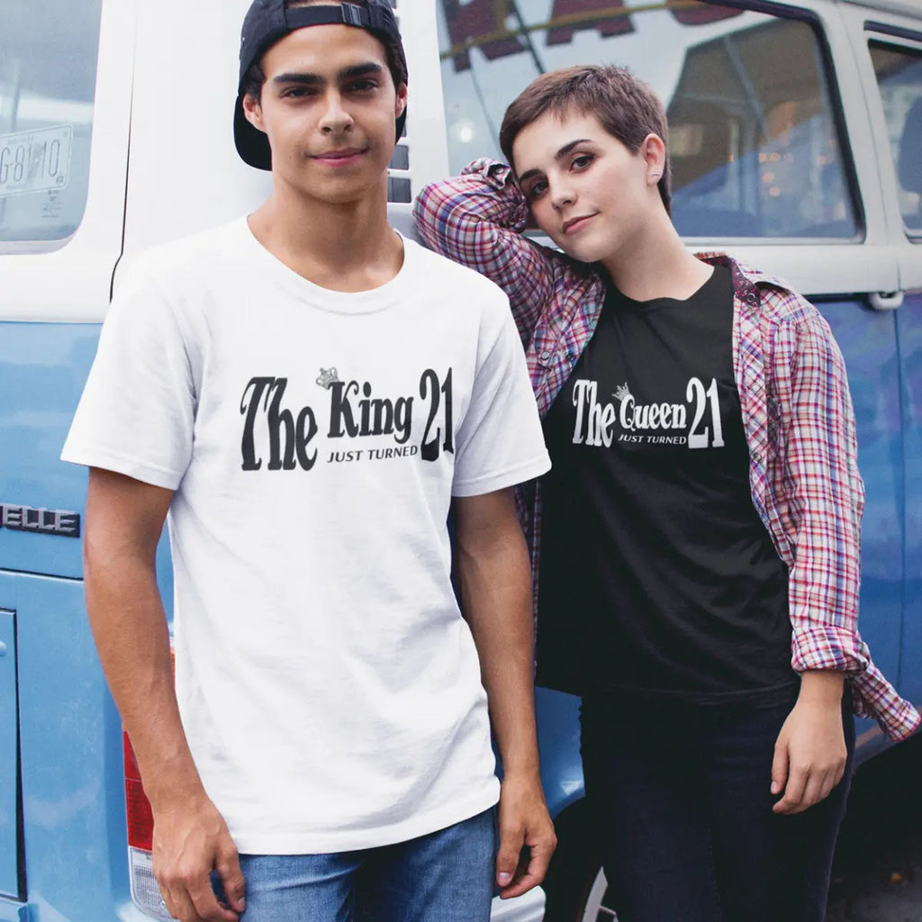 The King Just Turned 21 - 21st Birthday Shirt for Him - lifestyle photo 3 of 4