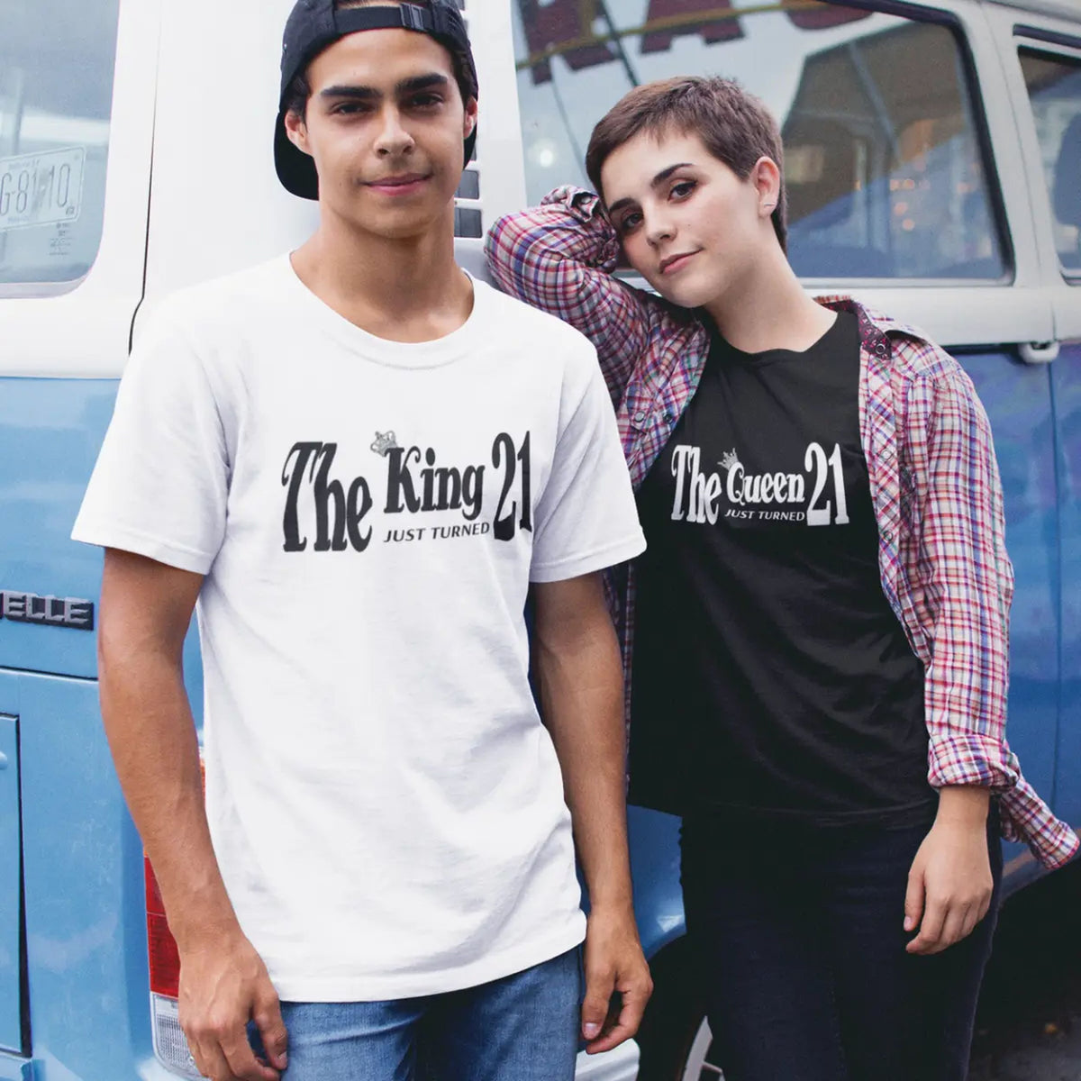 The King Just Turned 21 - 21st Birthday Shirt for Him - lifestyle photo 3 of 4