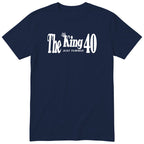The King Just Turned 40 t-shirt - 40th birthday gift for him with a crown