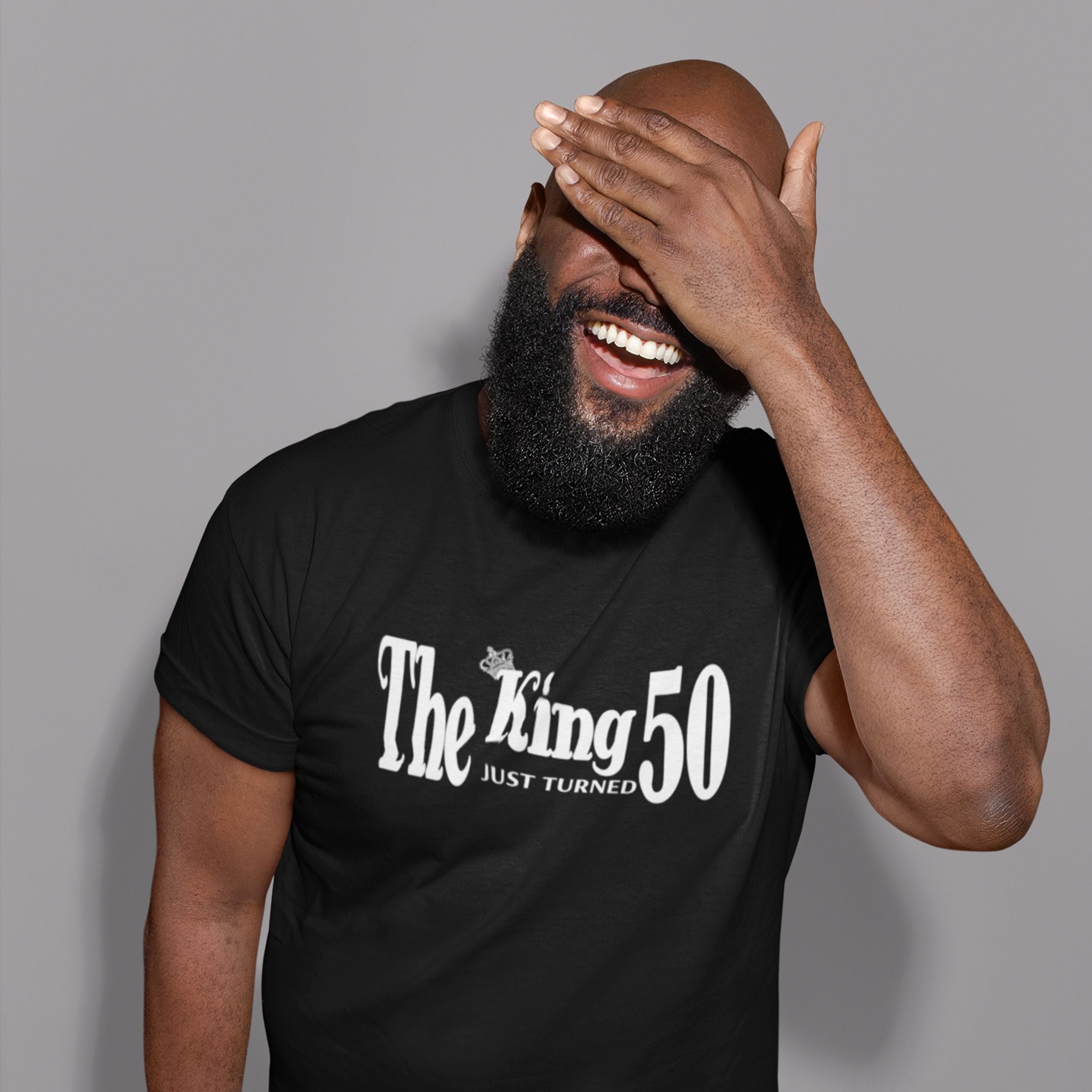 The King Just Turned 50 - 50th Birthday Shirt for Him - lifestyle photo 3 of 5