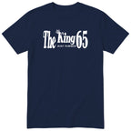 The King Just Turned 65 navy t-shirt