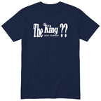 The King Just Turned XX navy t-shirt