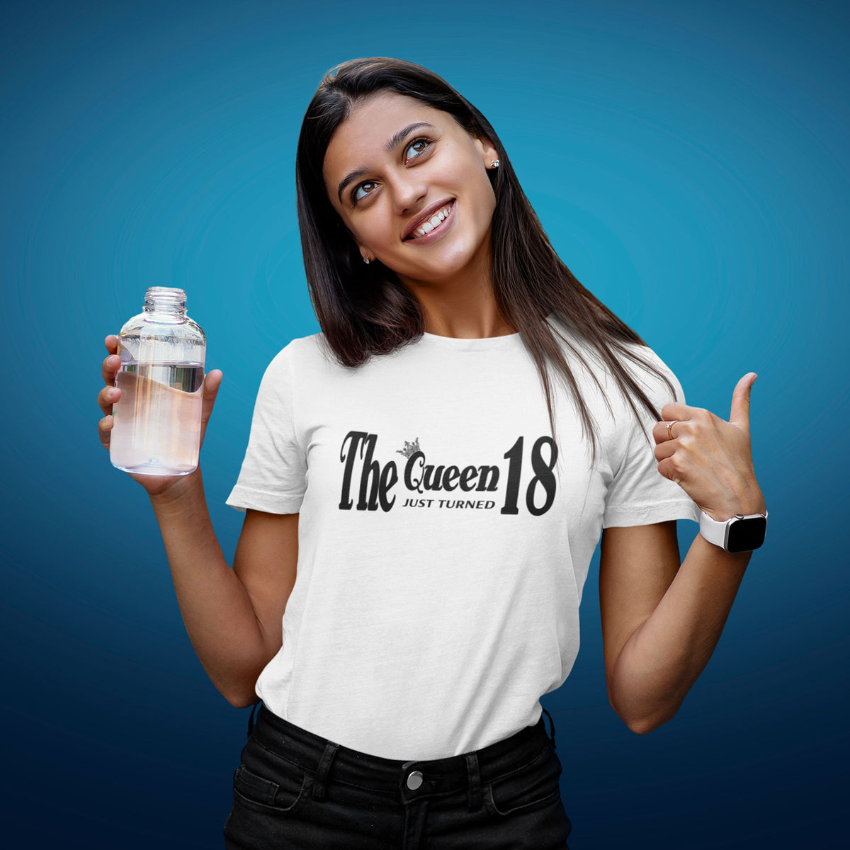 The Queen Just Turned 18 - 18th Birthday Shirt for Her - lifestyle photo 3 of 6