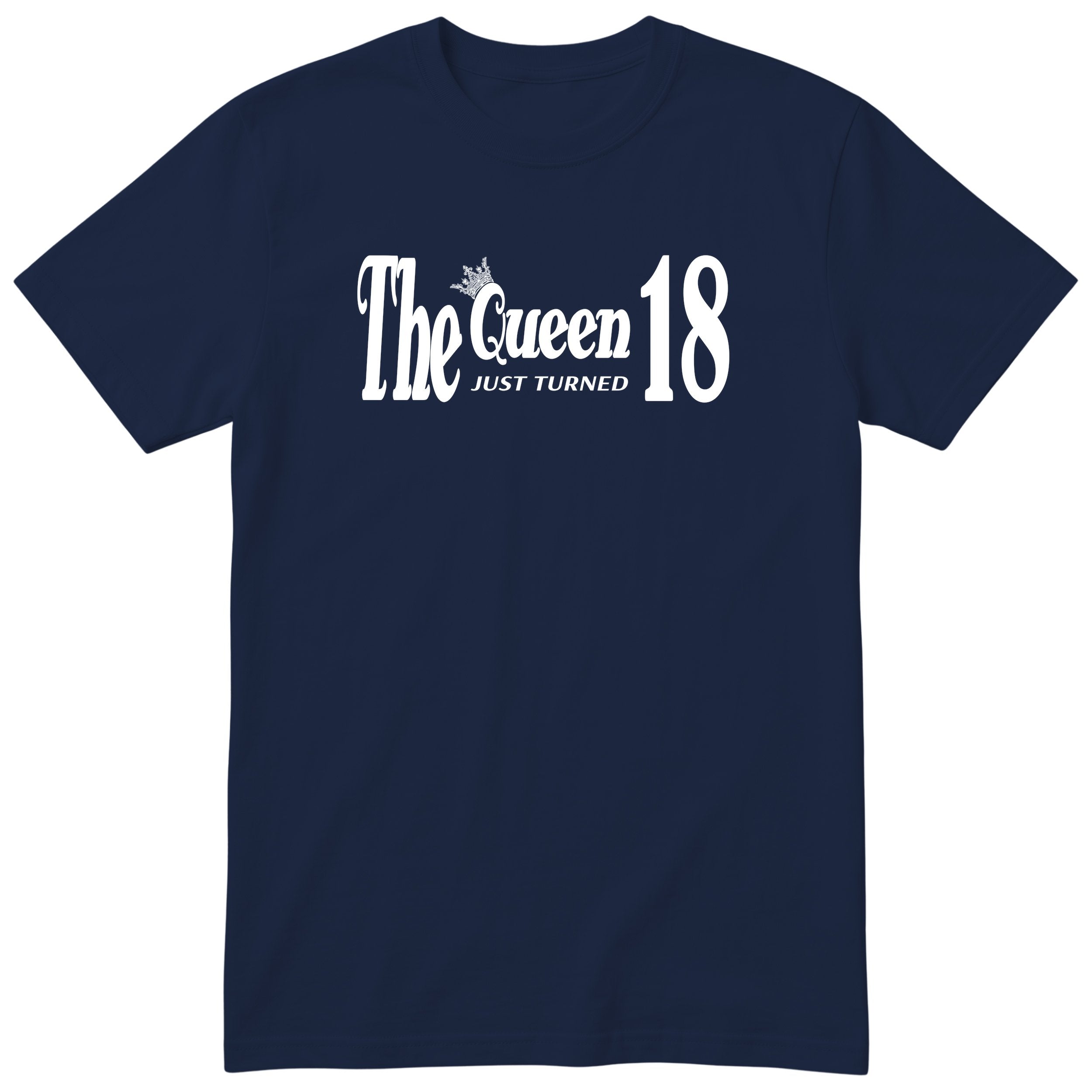 The Queen Just Turned 18 - Funny 18th Birthday T-Shirt Women