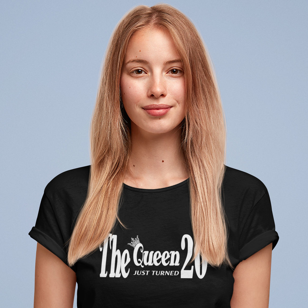 The Queen Just Turned 20 - 20th Birthday Shirt for Her - lifestyle photo 3 of 7