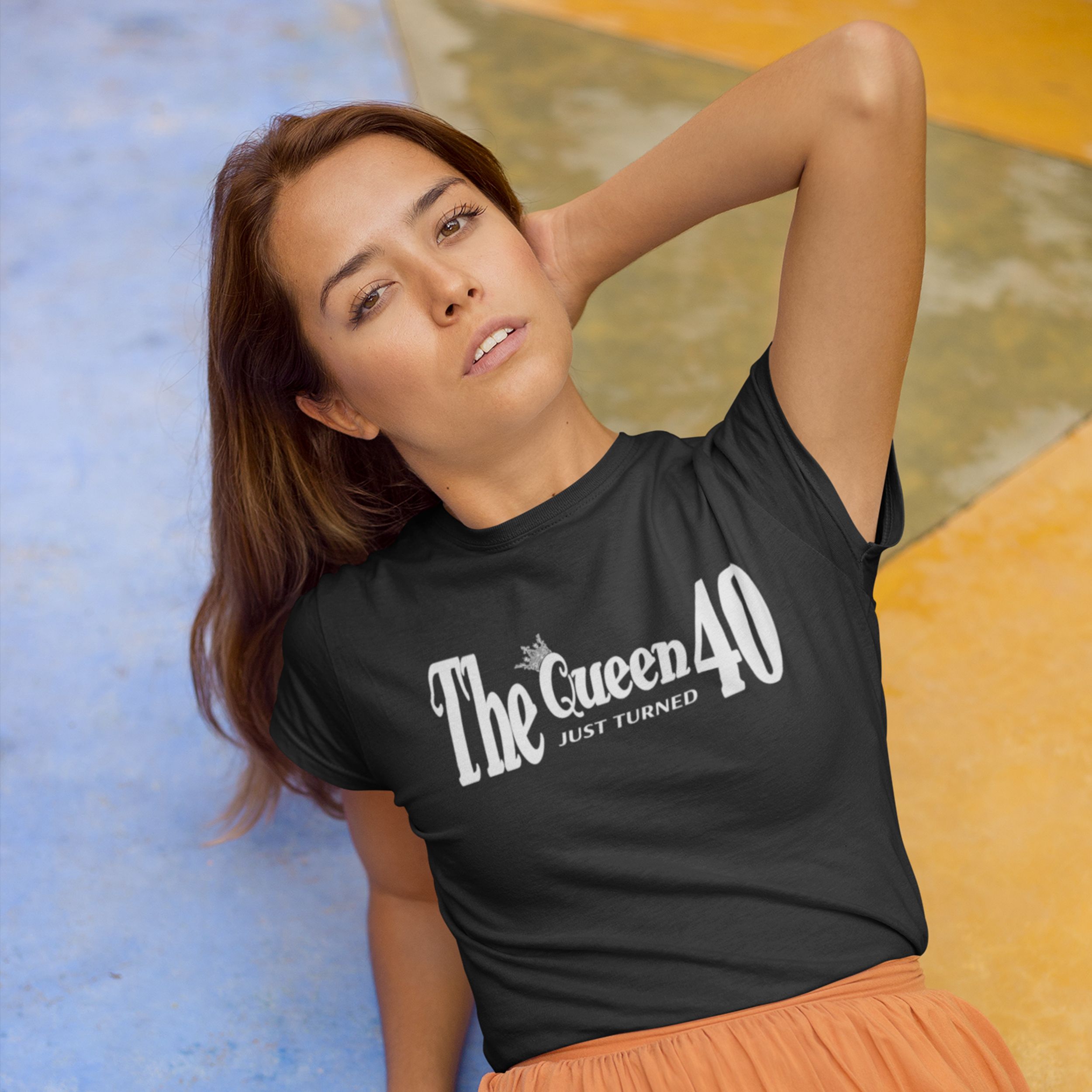 The Queen Just Turned 40 - 40th Birthday Shirt for Her - lifestyle photo 3 of 6