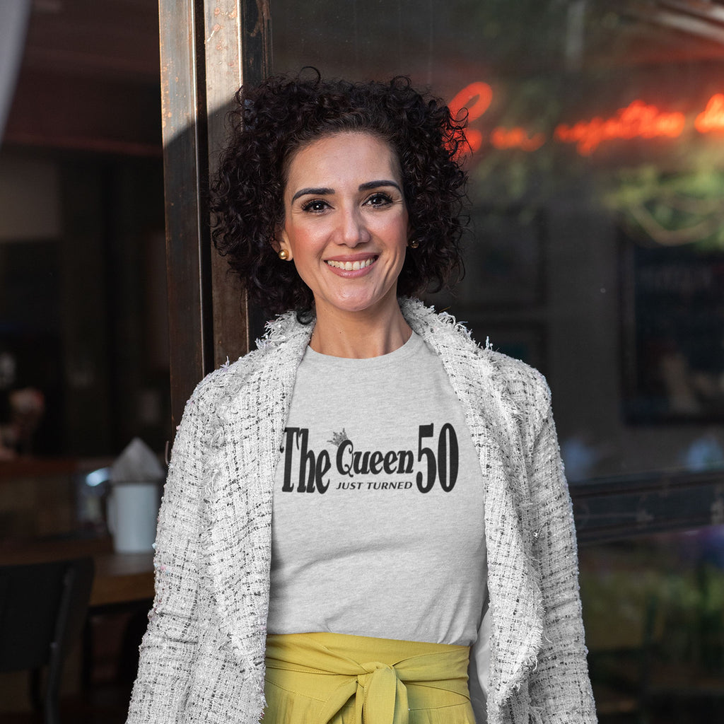 The Queen Just Turned 50 - 50th Birthday Shirt for Her - lifestyle photo 3 of 4