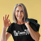 The Queen Just Turned 70 - 70th Birthday Shirt for Her - lifestyle photo 3 of 5