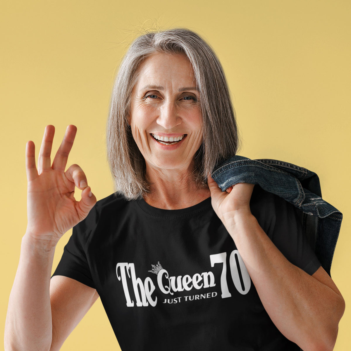 The Queen Just Turned 70 - 70th Birthday Shirt for Her - lifestyle photo 3 of 5