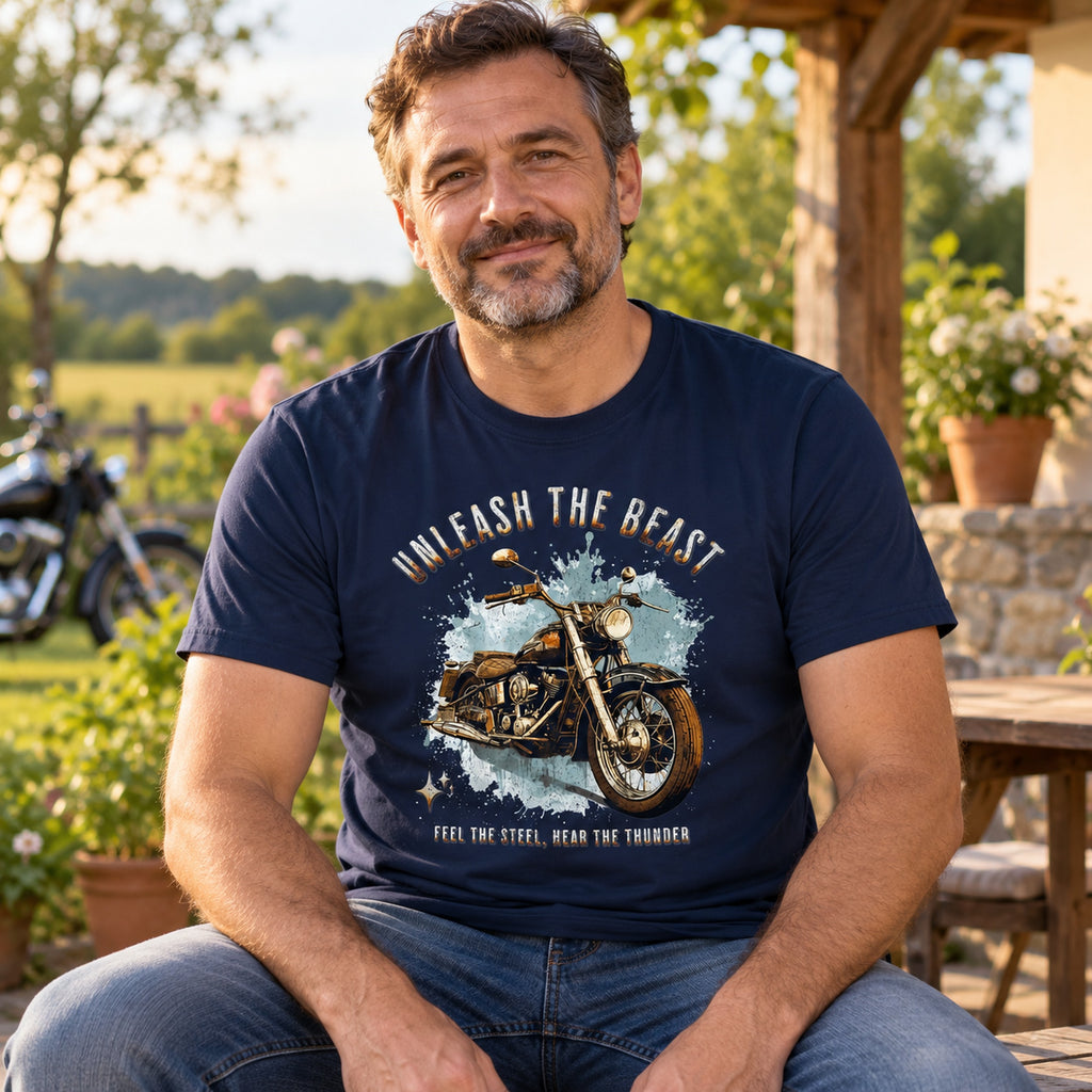 Unleash the Beast - Koszulka Motocyklowa, Prezent dla Niego