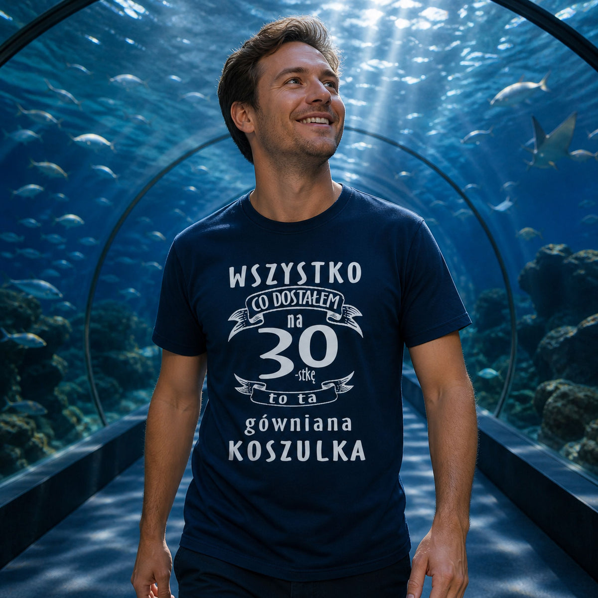 Koszulka na 30 Urodziny dla Niego - Przewrotny Prezent z Humorem