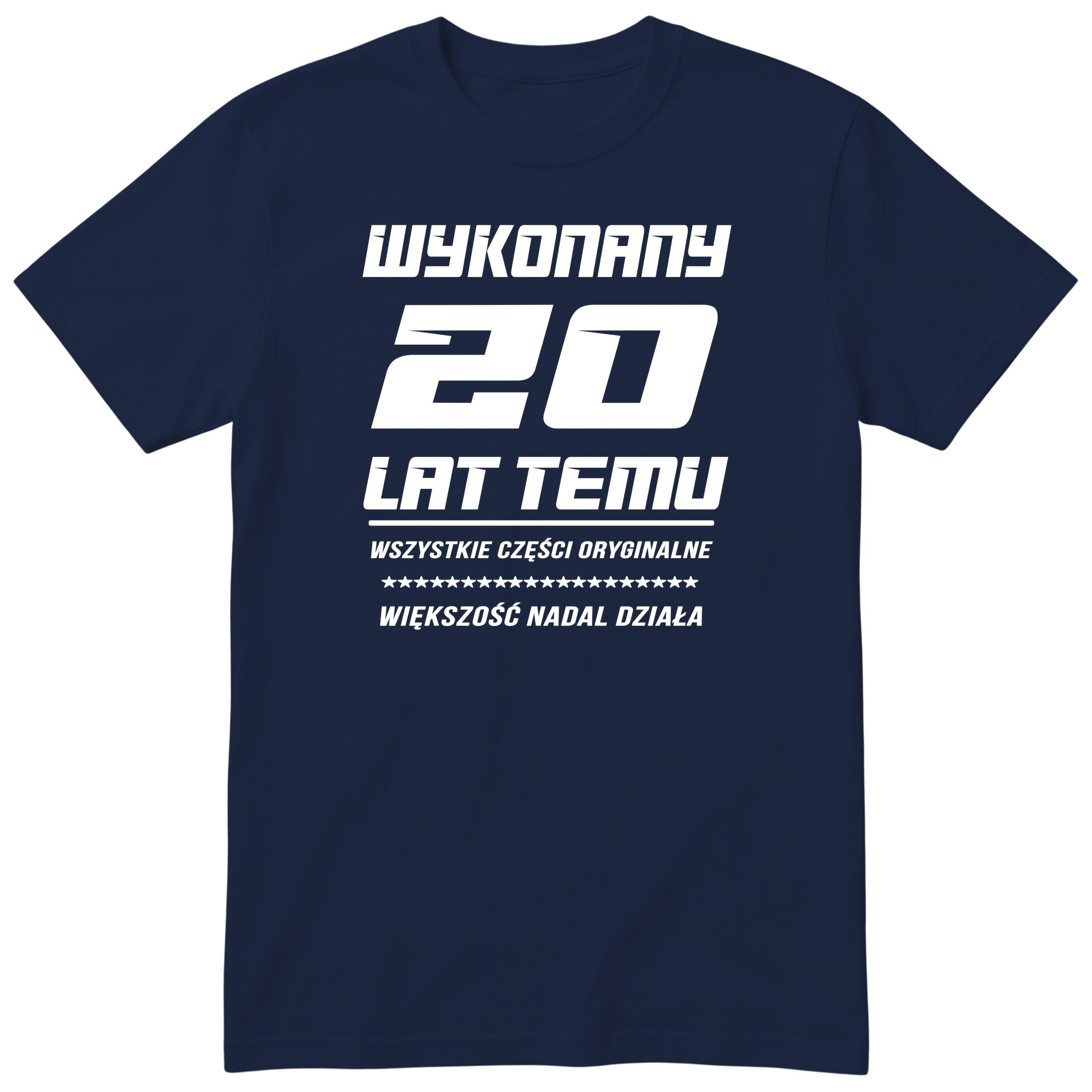 Wykonany 20 Lat Temu - granatowa