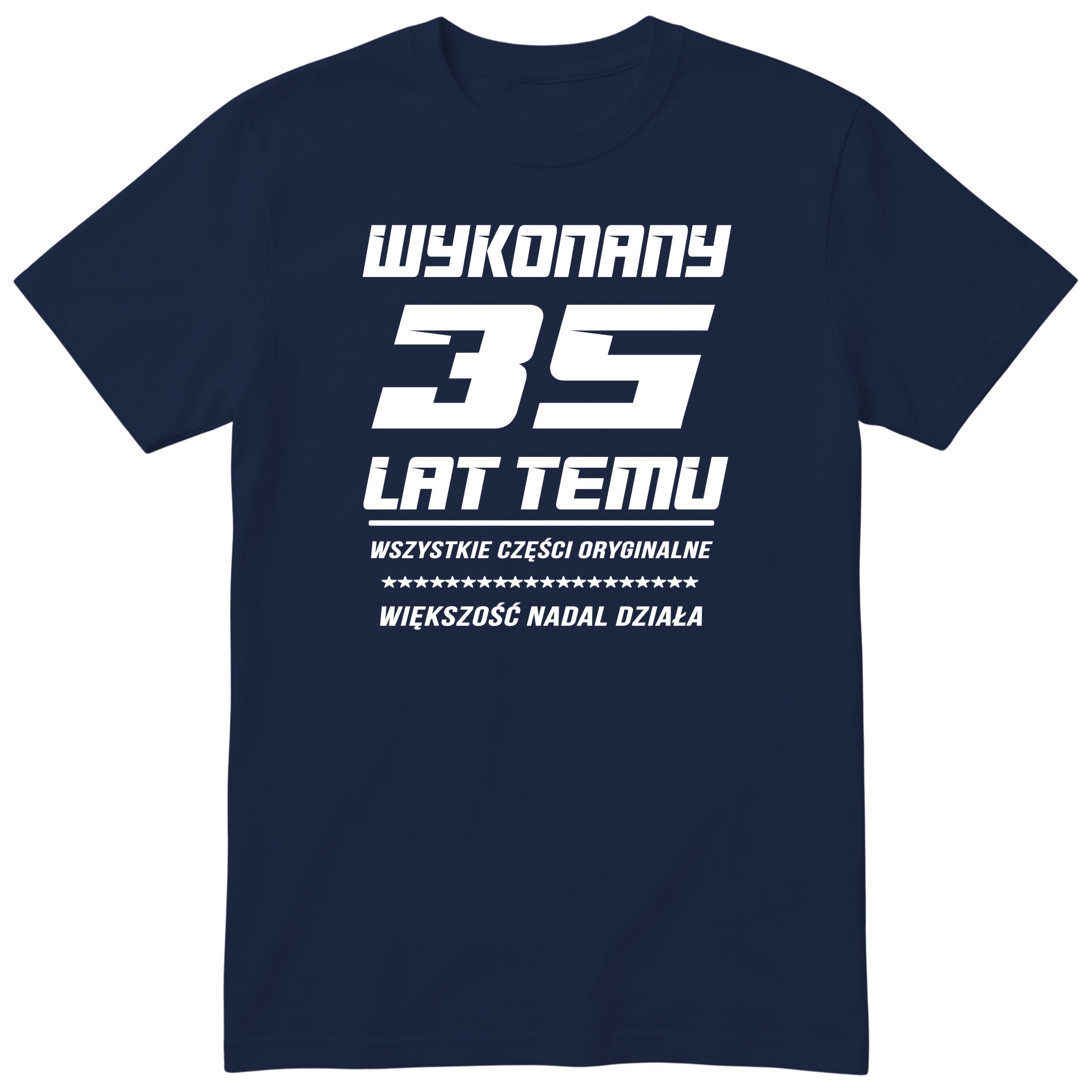 Wykonany 35 Lat Temu - granatowa