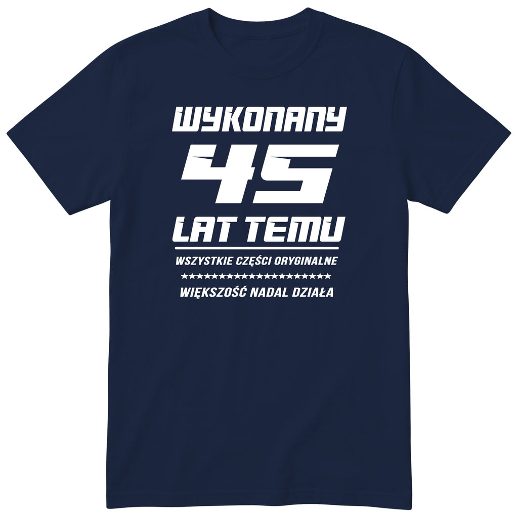 Wykonany 45 Lat Temu - granatowa