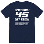 Wykonany 45 Lat Temu - granatowa