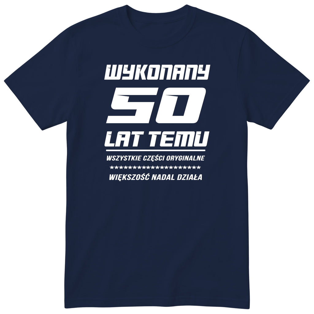 Wykonany 50 Lat Temu - granatowa