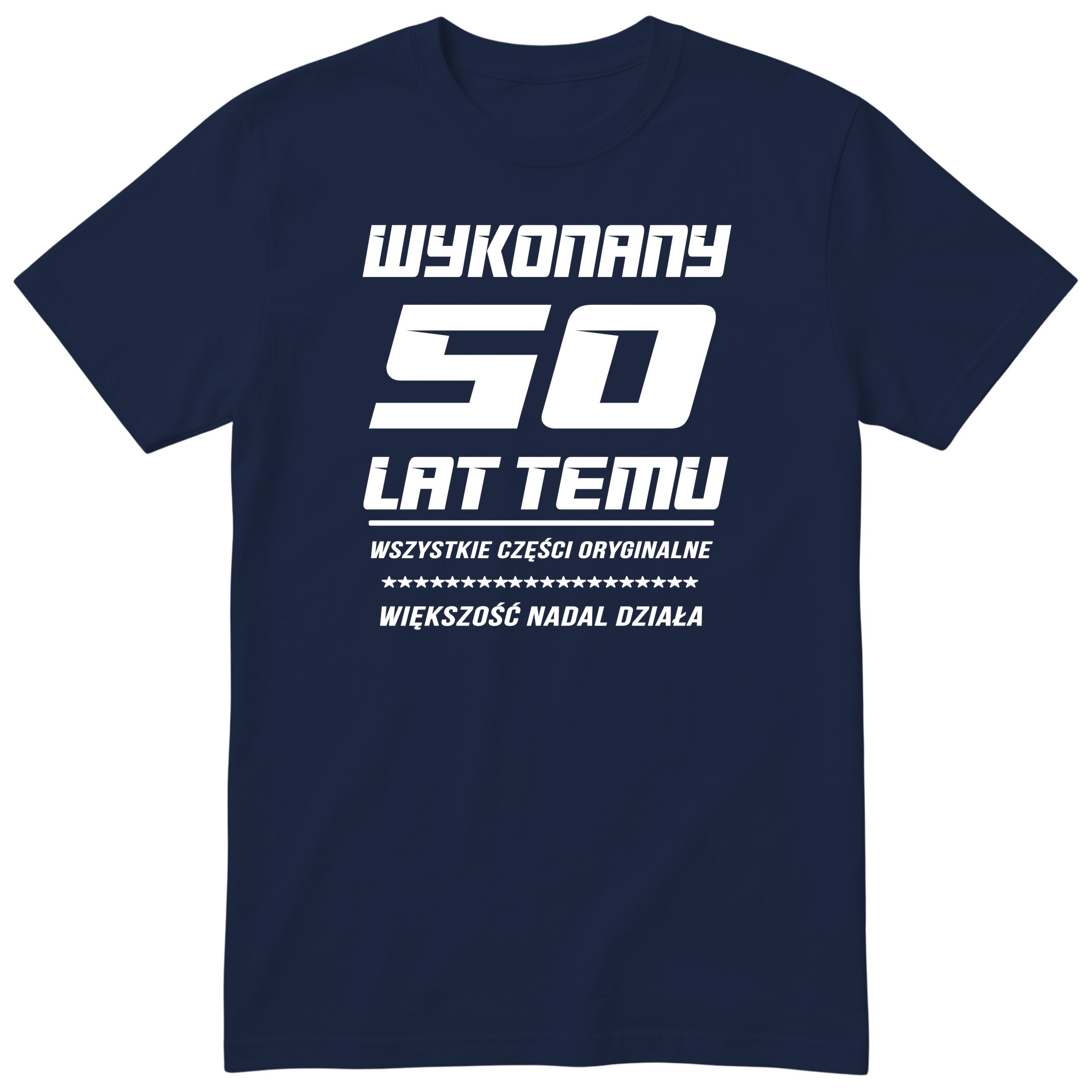 Wykonany 50 Lat Temu - granatowa