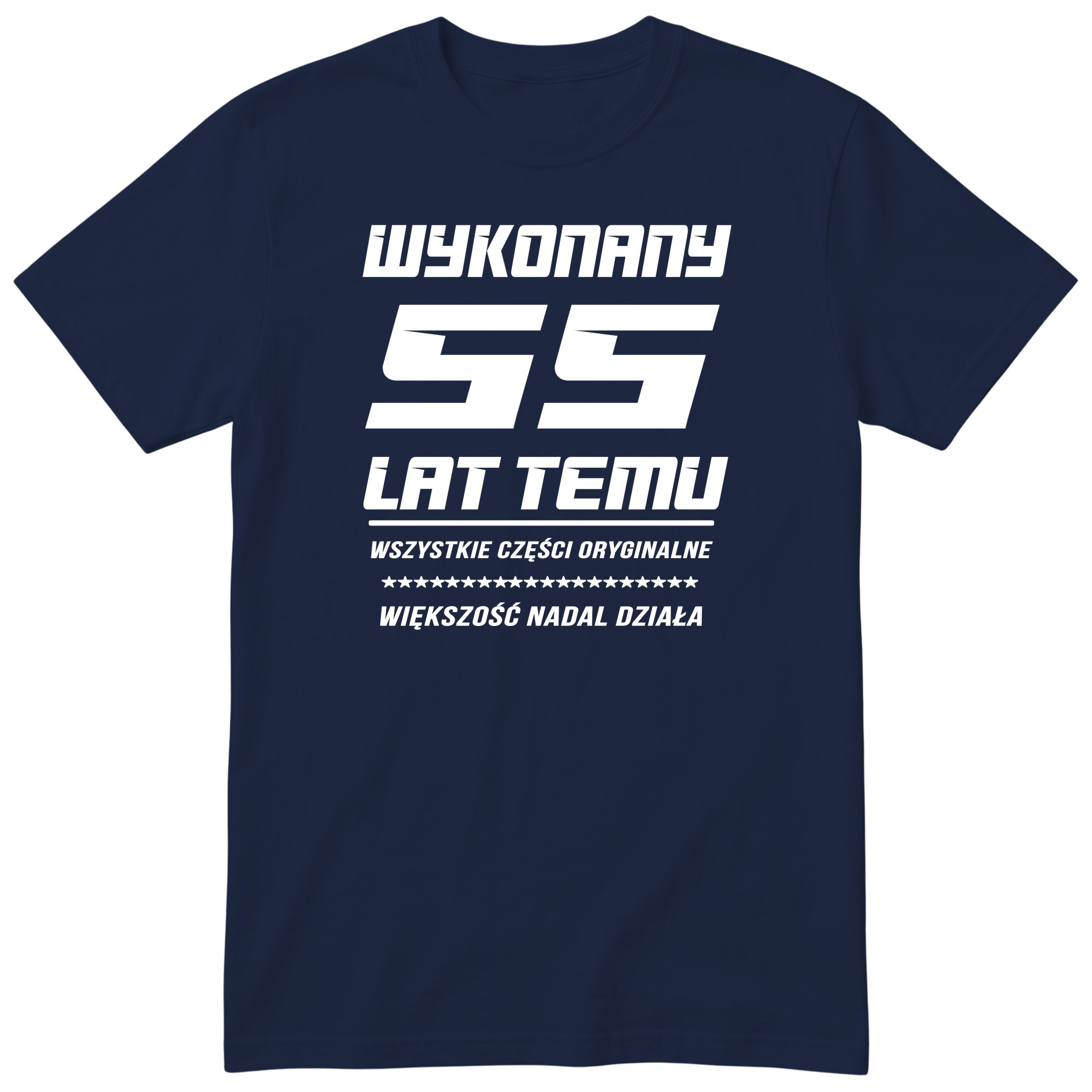 Wykonany 55 Lat Temu - granatowa