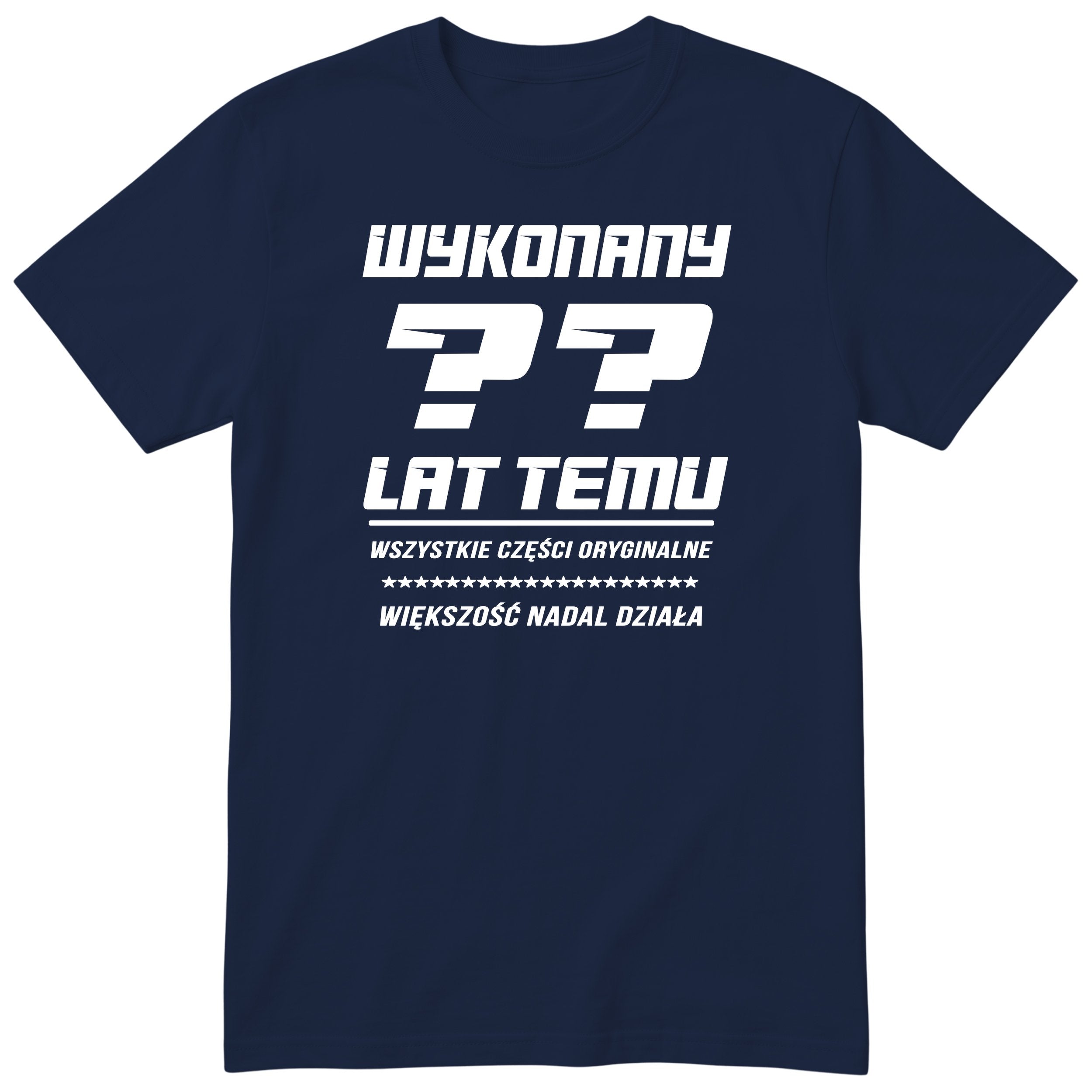 Wykonany XX Lat Temu - granatowa