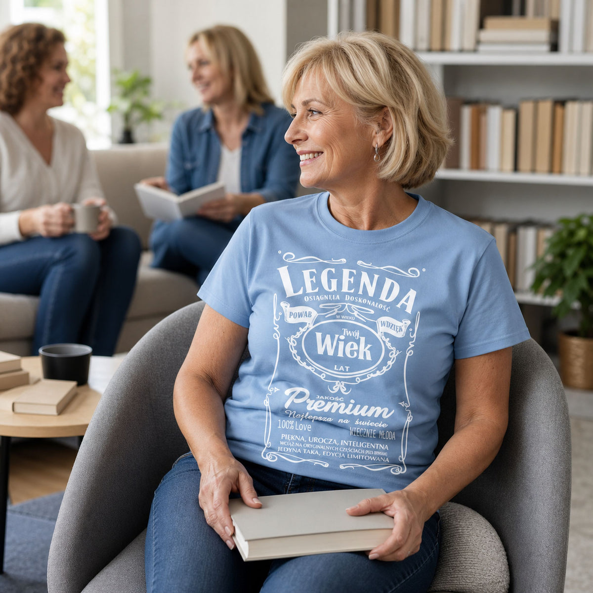 Legenda - Personalizowana Koszulka Urodzinowa Damska, Twój Wiek