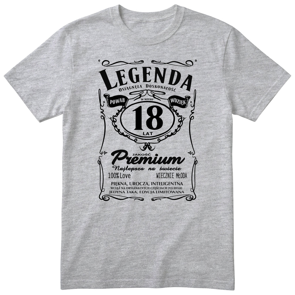 Legenda 18 Lat - Koszulka Urodzinowa Polish Birthday Gift for Her