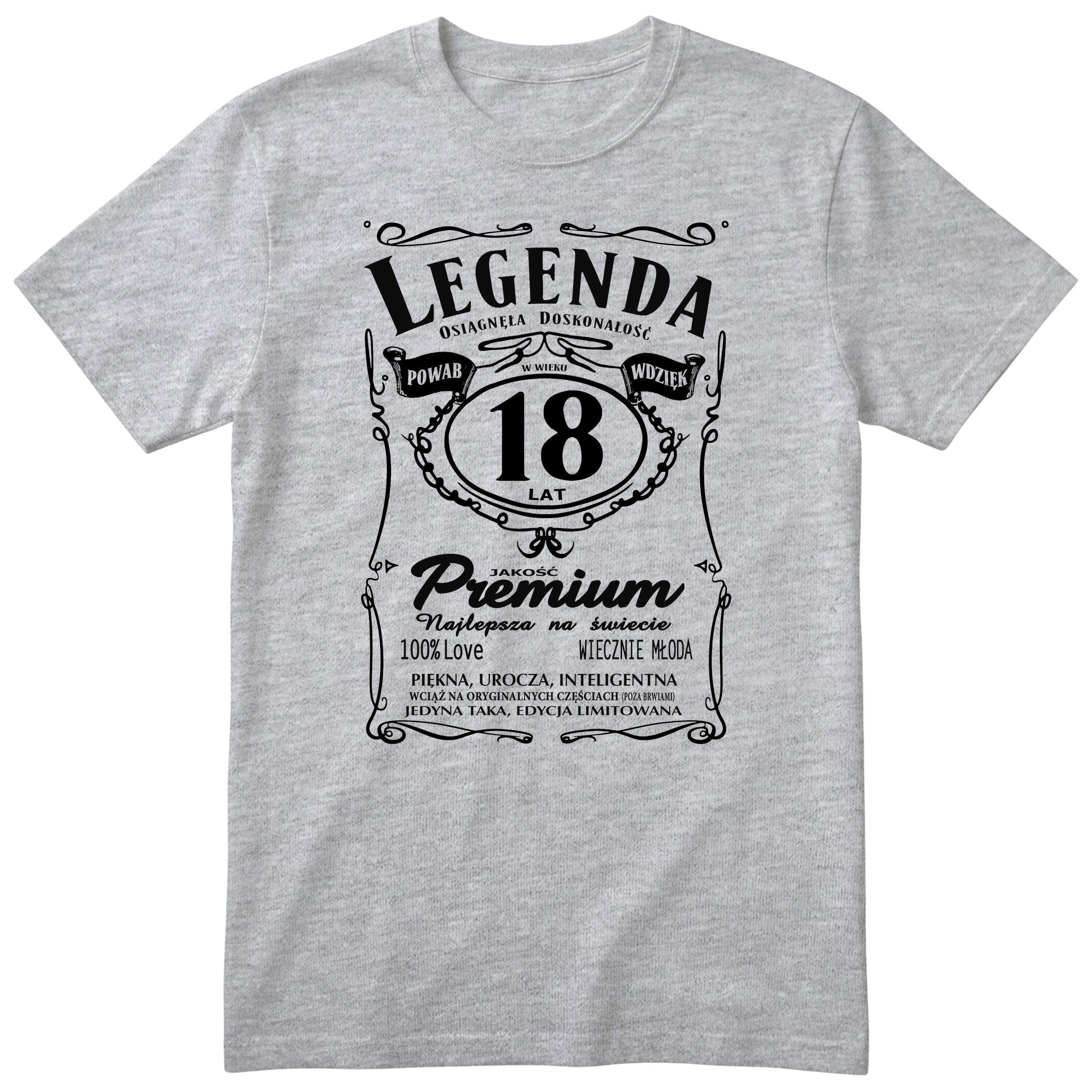 Legenda 18 Lat - Koszulka Urodzinowa Polish Birthday Gift for Her