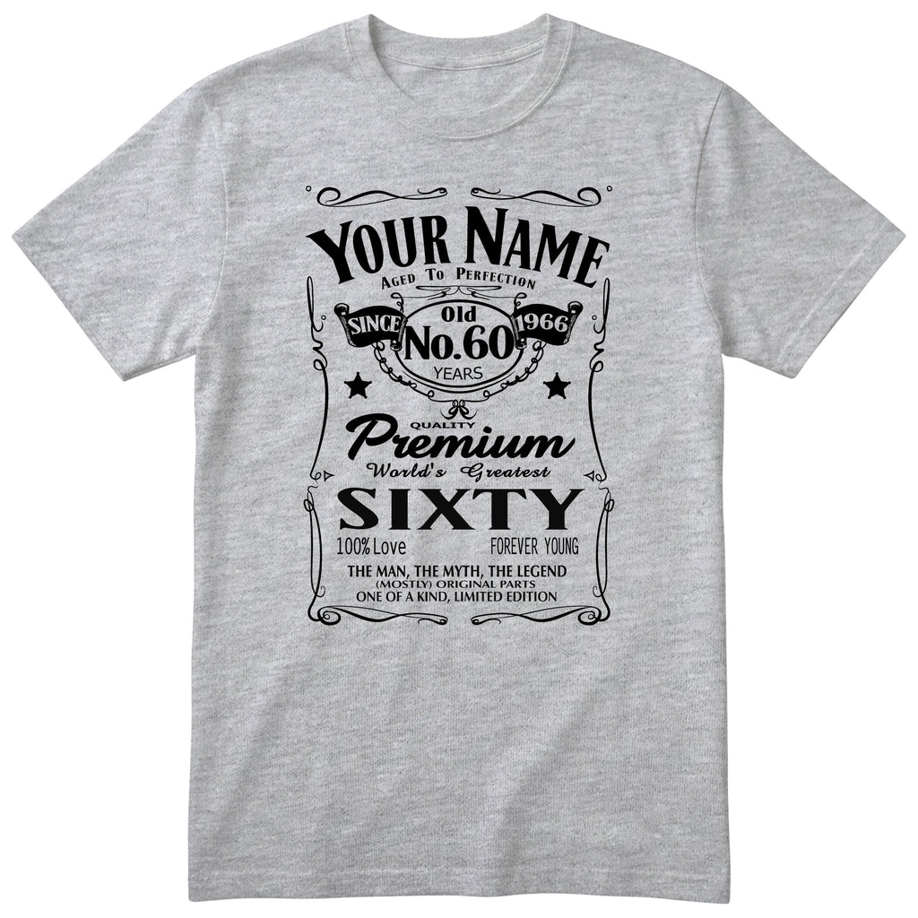 Legend 60th Birthday T-Shirt Men - Heather Grey