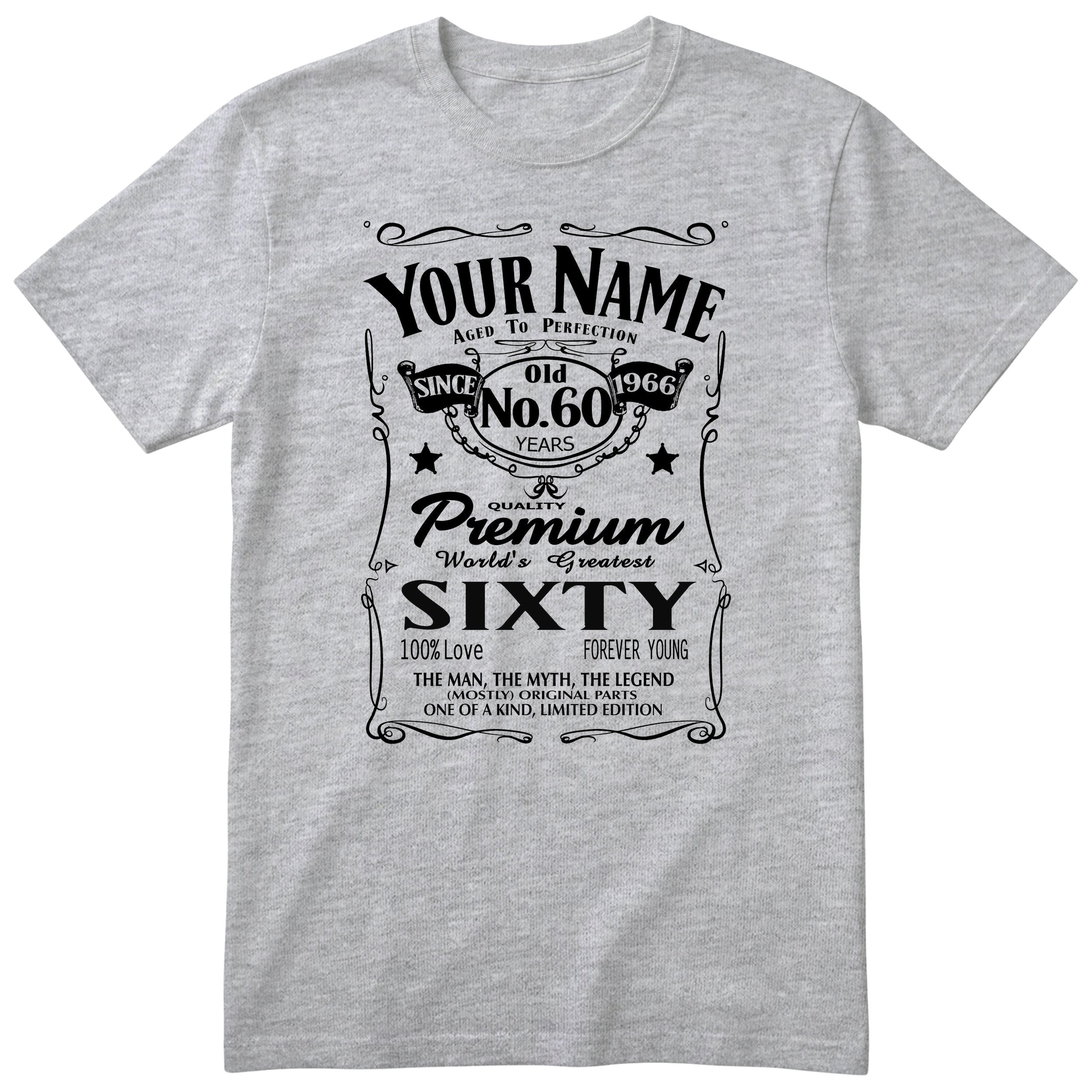 Legend 60th Birthday T-Shirt Men - Heather Grey