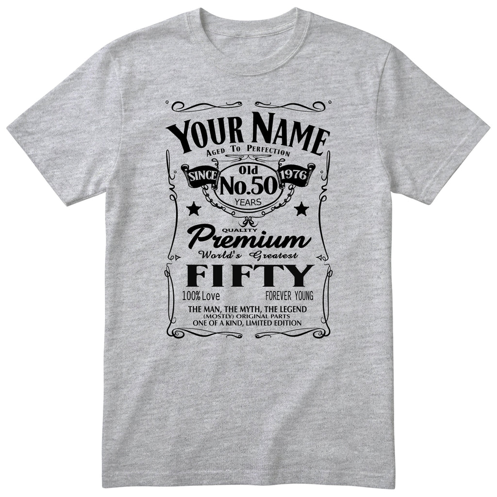 Legend 50th Birthday T-Shirt Men - Heather Grey