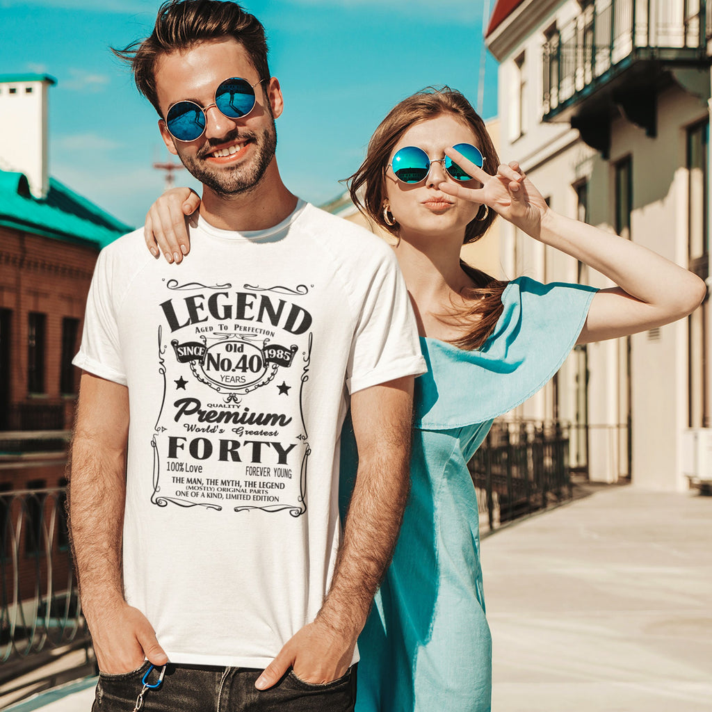 Born in 1986 Legend 40 Years - 40th Birthday Shirt for Him - lifestyle photo 4 of 5