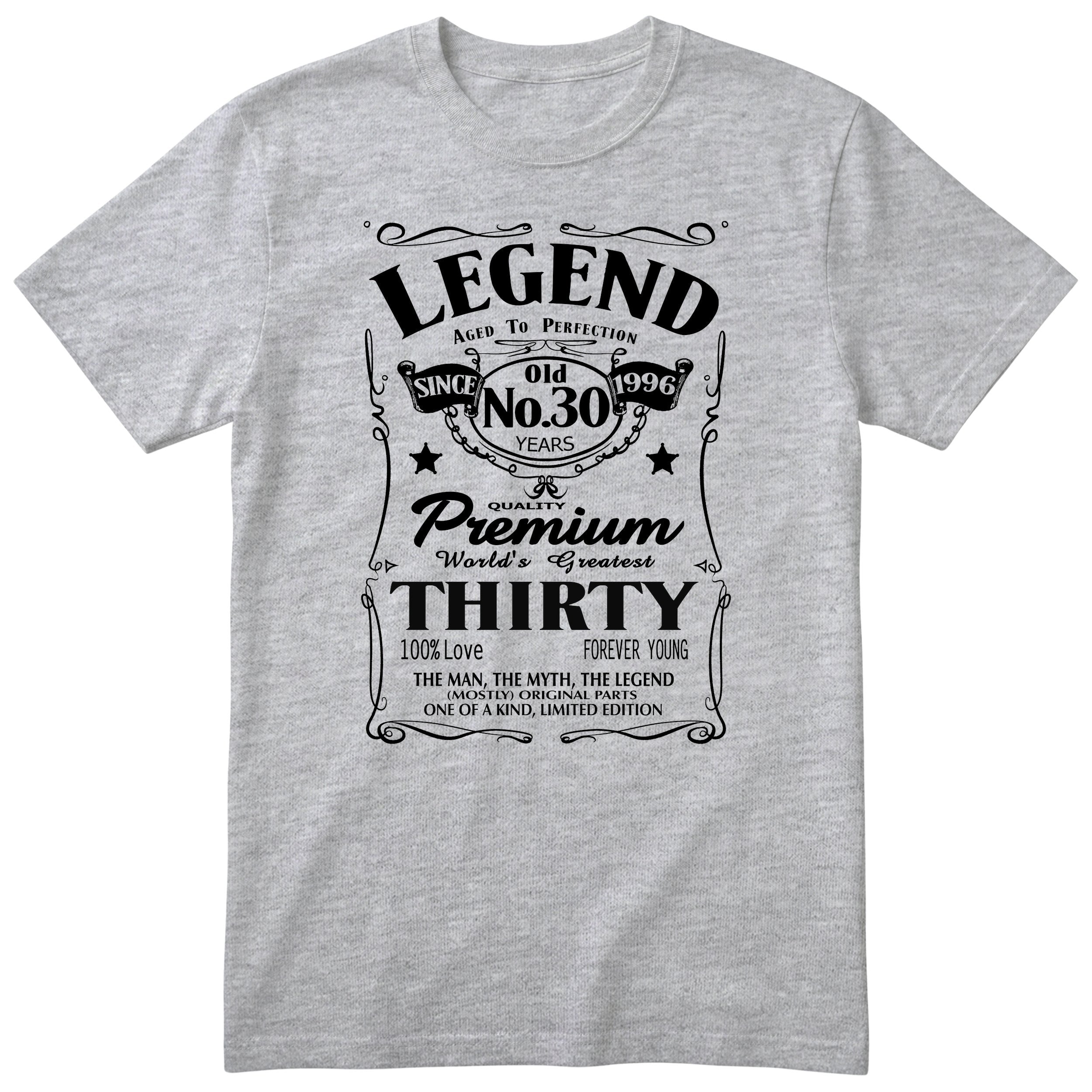 Legend 30th Birthday T-Shirt Men - Heather Grey