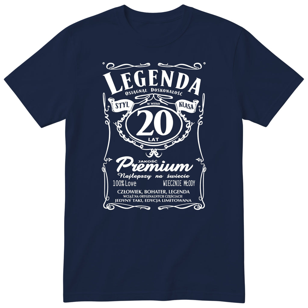 Koszulka Legenda 20 Lat - granatowa