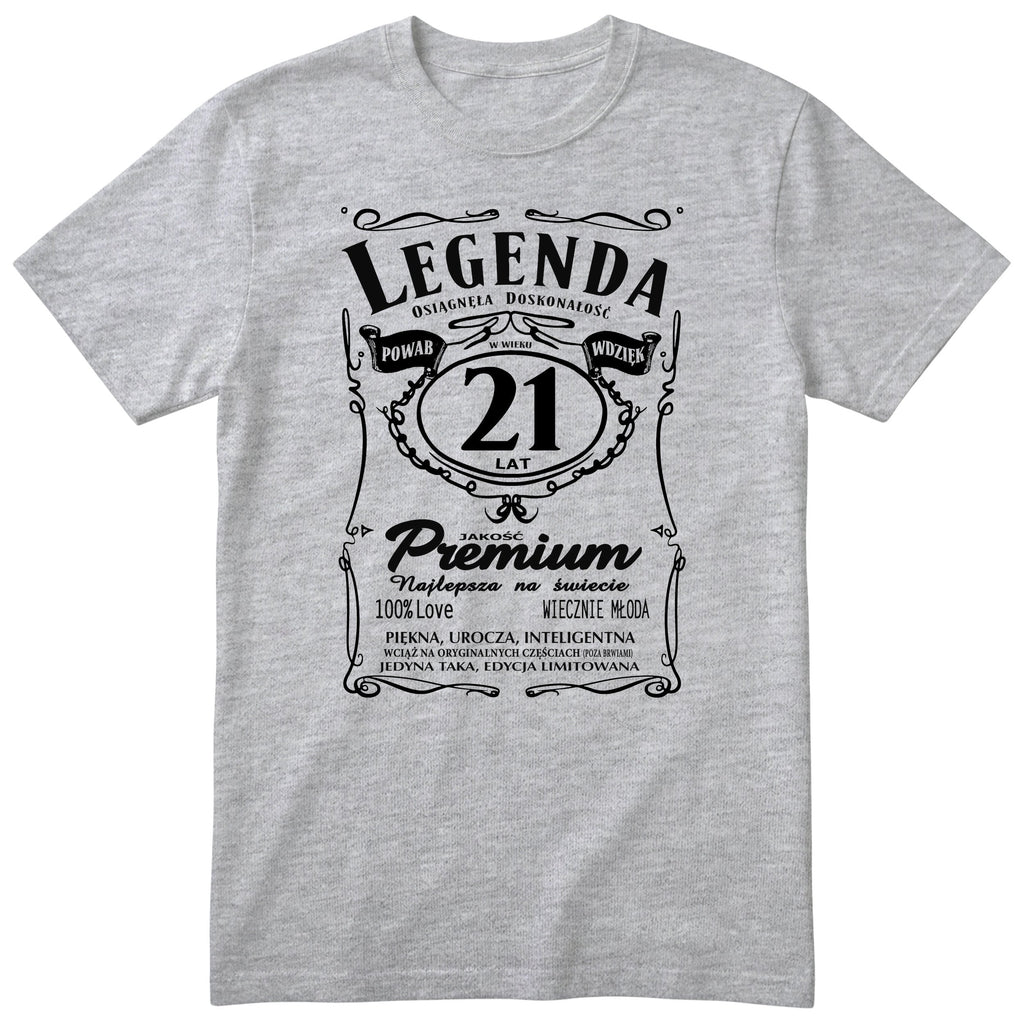 Legenda 21 Lat - Koszulka Urodzinowa Polish Birthday Gift for Her
