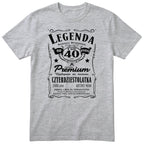 Polska Koszulka Legenda 40 Urodziny Czterdziestolatka Gift
