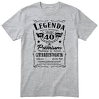 Legenda 40 Lat Koszulka - Polish 40th Birthday Gift T-Shirt Men 1986