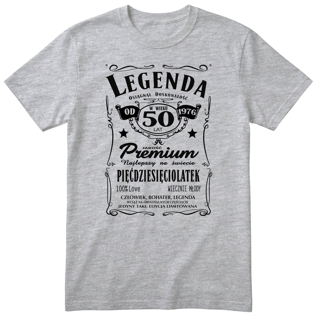 Legenda 50 Lat Koszulka - Polish 50th Birthday Gift T-Shirt Men 1976