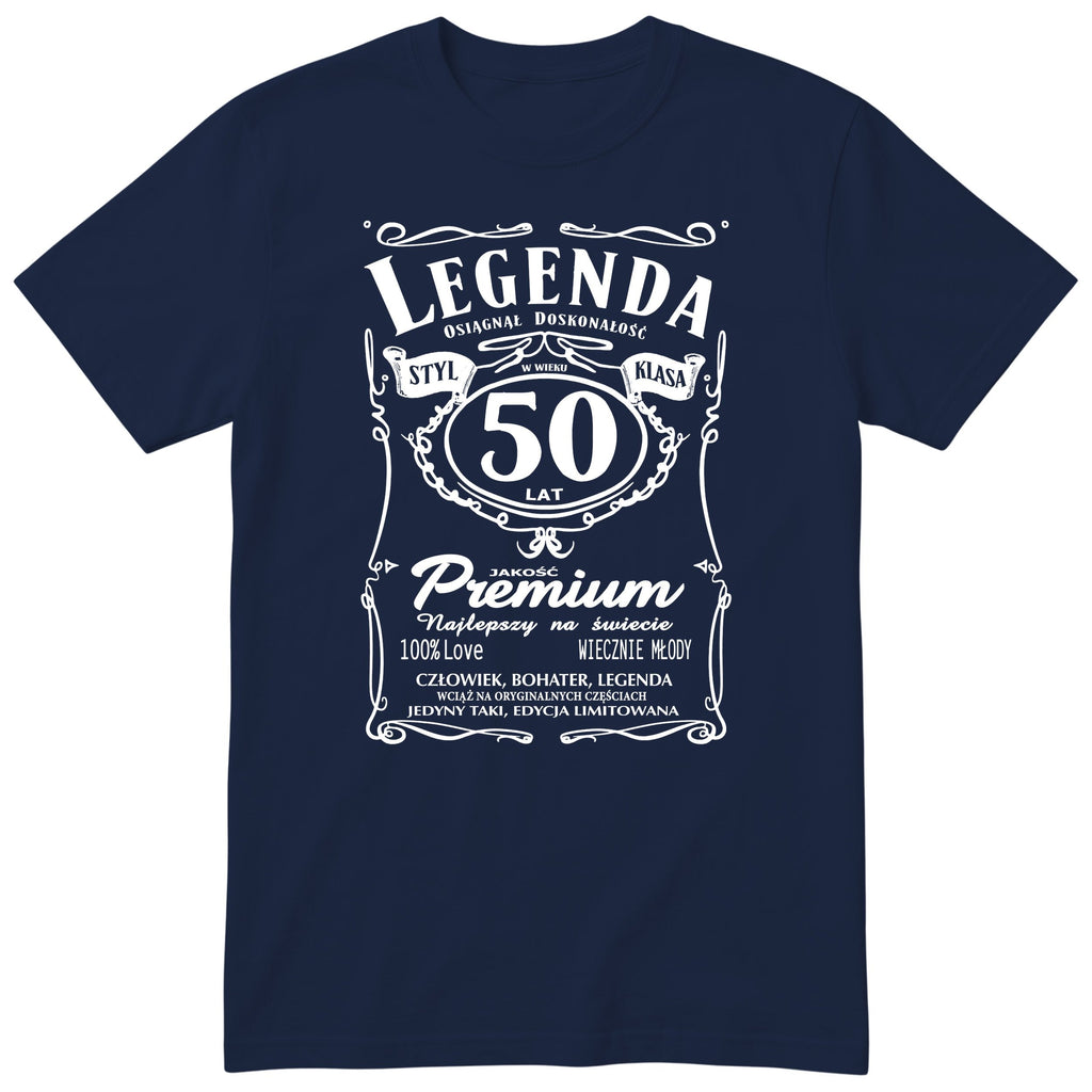 Koszulka Legenda 50 Lat - granatowa