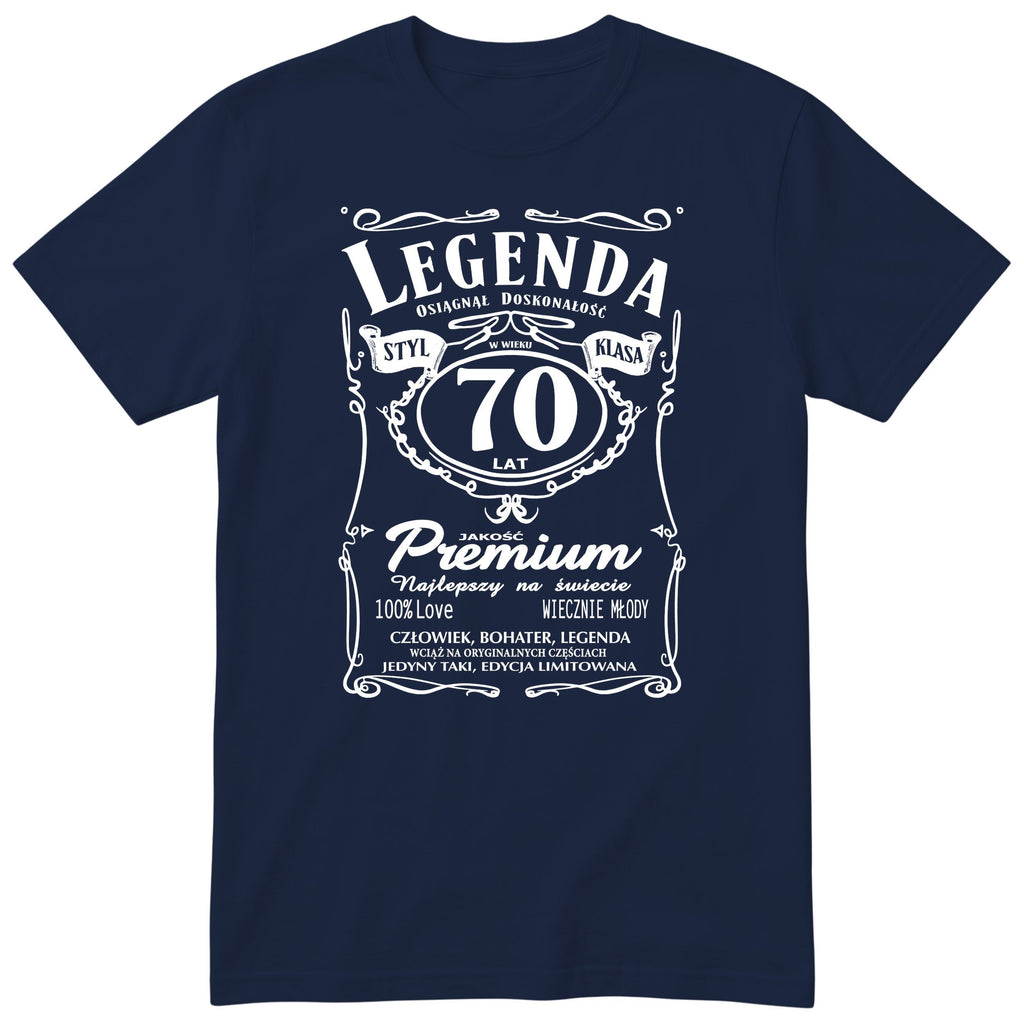 Koszulka Legenda 70 Lat - granatowa